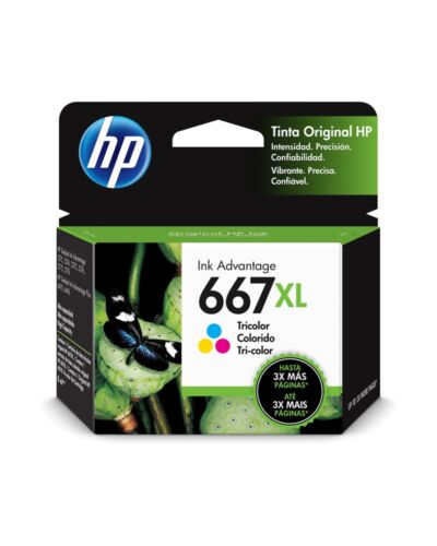 CARTUCHO DE TINTA HP 3YM80AB (667XL) COLORIDO