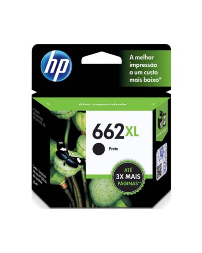 CARTUCHO DE TINTA HP CZ105AB (662XL) PRETO