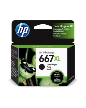 CARTUCHO DE TINTA HP 3YM81AB (667XL) PRETO