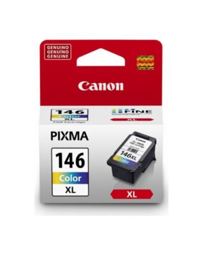 CARTUCHO DE TINTA CANON CL146XL COLOR P/MG2410/MG2510/MG2910/MG30